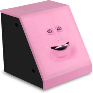 Interactive Coin Eating Face Piggy Bank for Kids Battery Powered